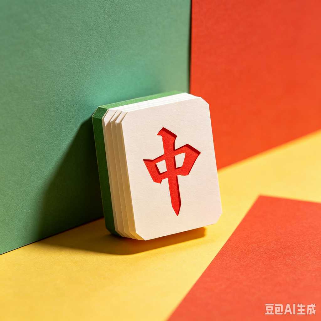 traditional color mahjong set